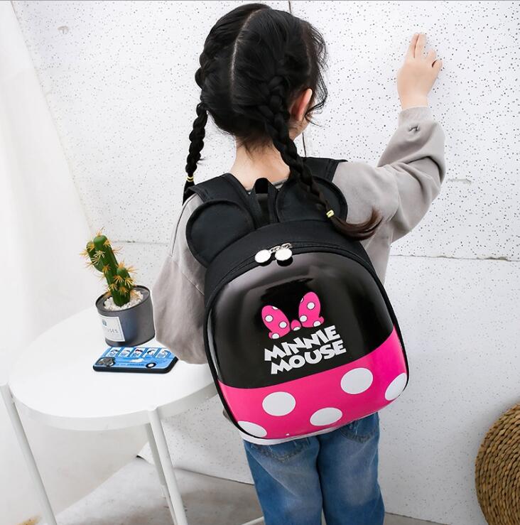 Disney Mickey Minnie mouse children's schoolbag kindergarten boy baby eggshell backpack little girl cartoon backpack