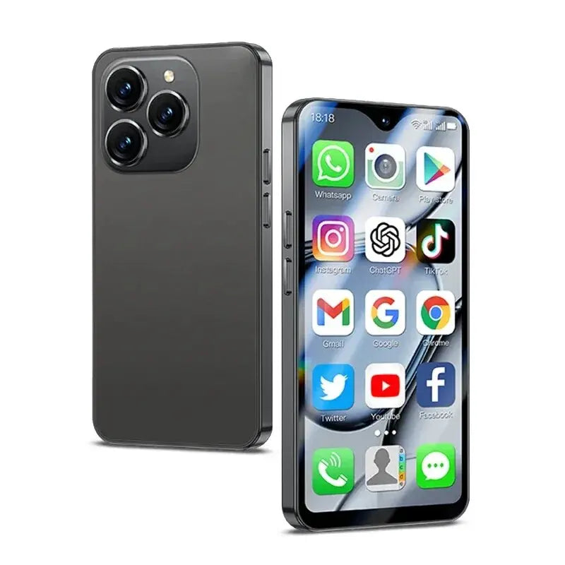 Première mondiale SOYES XS18 Pro Max Mini Smartphone 4.3 "global 4G Android8.1 avec batterie 2750mAh reconnaissance faciale GPS petit