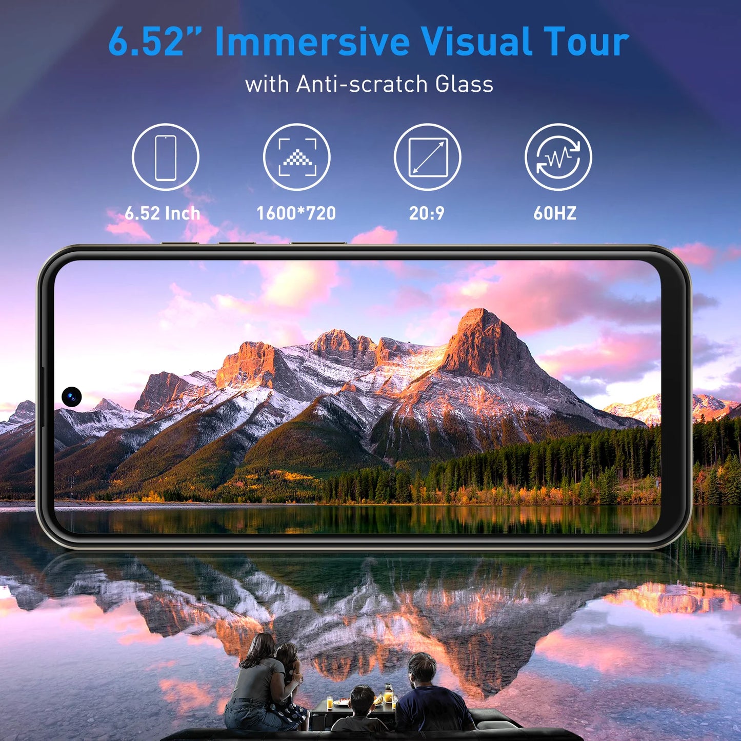 XGODY-Smartphone Android X31, Téléphone portable, 6.5 pouces, 3 Go de RAM,64 Go de ROM, Dean, 8 + 13MP,4250mAh, 4G Touriste Epii, Google Play PR4, Nouveau