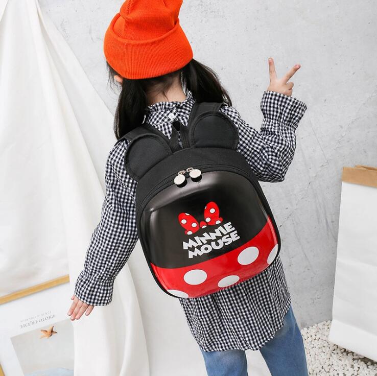 Disney Mickey Minnie mouse children's schoolbag kindergarten boy baby eggshell backpack  little girl cartoon backpack