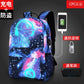 Children Backpack School Bags For Boy Girls Anime Luminous School Backpack Kids Waterproof Book Bag USB Charging SchoolBag Gift