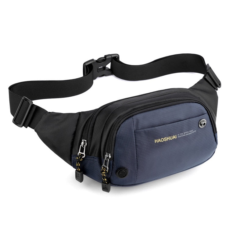 Casual Fanny Pack Banane Sac Chest Bag Waist Bag Men's Women Purse Male Belt Bag Banana Bags Zipper Phone Holder Fashion Bum Bag