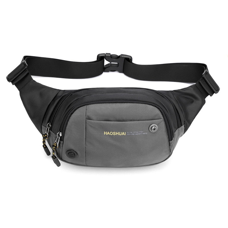 Casual Fanny Pack Banane Sac Chest Bag Waist Bag Men's Women Purse Male Belt Bag Banana Bags Zipper Phone Holder Fashion Bum Bag