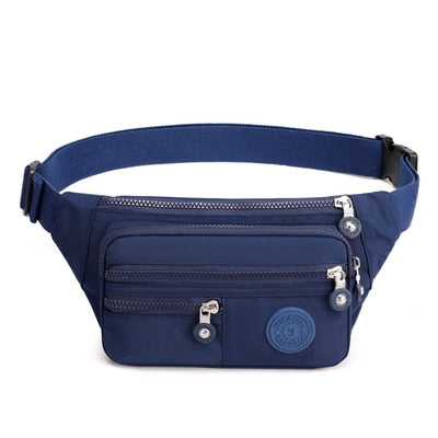 Women Designer Nylon Waist Packs Korean Style Female Fanny Pack 2022 New Crossbody Messenger Chest Bags Sac Banane Femme