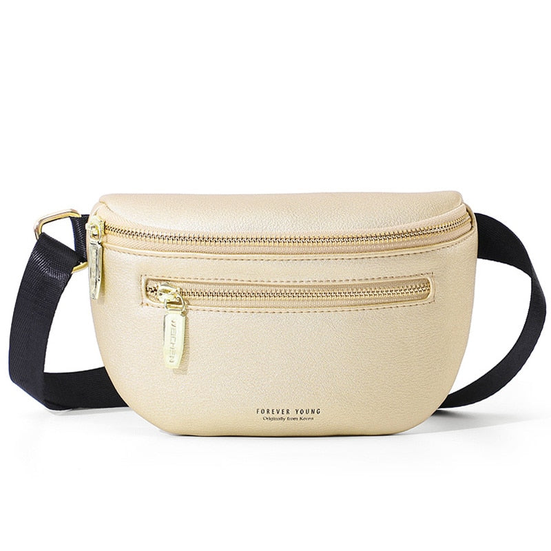 WEICHEN Multi-functiona Women's Fanny Pack Shoulder Bag and Chest Bag Female Belt Sac Women Waist Bag High Quality Ladies Bolsa