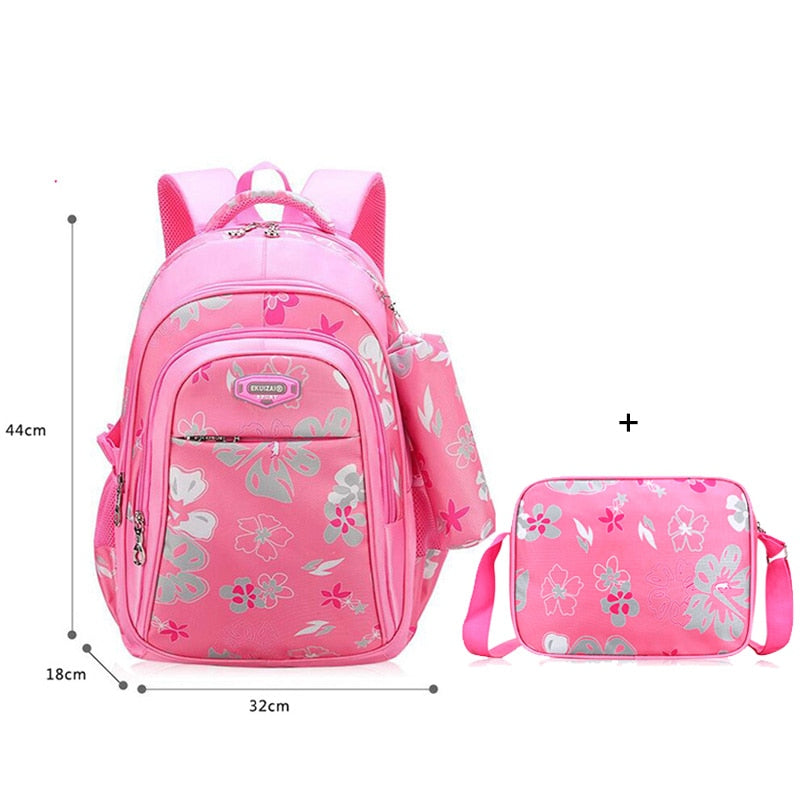 Floral Girls Backpacks School Bags For Girls Set children school bags Children's Backpack  Kids Backpacks school backpack