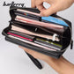 Name Engraving PU Leather Men Clutch Wallets Zipper Large Capacity Hand Strap Men Wallet Luxurious Business Solid Male Purses