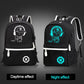 Children Backpack School Bags For Boy Girls Anime Luminous School Backpack Kids Waterproof Book Bag USB Charging SchoolBag Gift