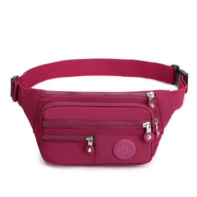 Women Designer Nylon Waist Packs Korean Style Female Fanny Pack 2022 New Crossbody Messenger Chest Bags Sac Banane Femme