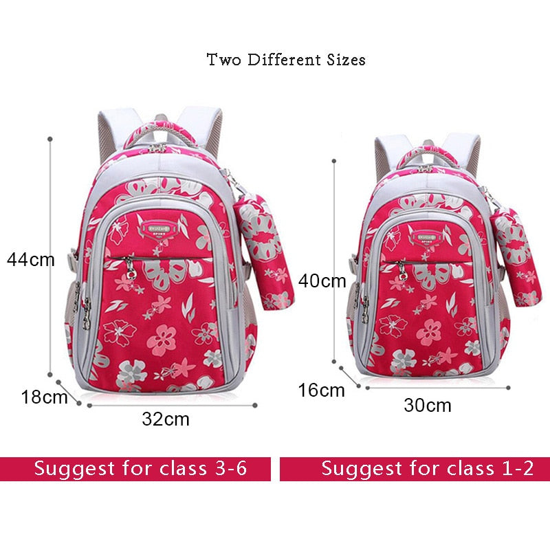 Floral Girls Backpacks School Bags For Girls Set children school bags Children's Backpack  Kids Backpacks school backpack