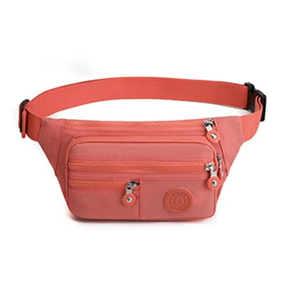 Women Designer Nylon Waist Packs Korean Style Female Fanny Pack 2022 New Crossbody Messenger Chest Bags Sac Banane Femme