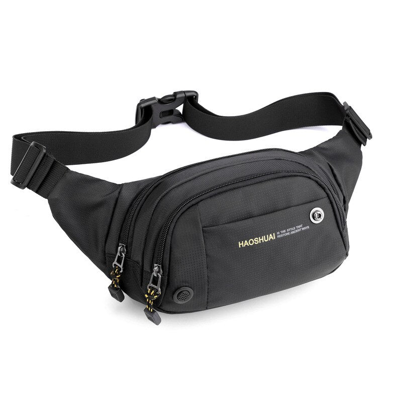 Casual Fanny Pack Banane Sac Chest Bag Waist Bag Men's Women Purse Male Belt Bag Banana Bags Zipper Phone Holder Fashion Bum Bag