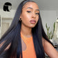 Women's Headband Wig Human Hair Straight Glueless Brazilian Wigs For Black Women Remy Full Machine Made Free Shipping