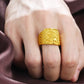 Real 100% Pure 24K Gold Color Eagle Ring for men brother women Jewelry open Engagement Wedding finger rings oro puro de 24 k