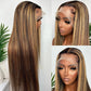 32 36 Inch 4/27 Highlight Wig Human Hair 13x6 HD Lace Frontal Wig Human Hair Ombre Honey Blonde Straight Wigs For Women