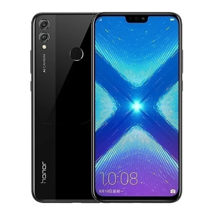 Boom-Smartphone OR 8X, micrologiciel global, processeur Haisi Qilin 710, 6.5 pouces, caméra arrière, 20MP, reconnaissance d'empreintes digitales, téléphone d'occasion