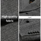 Classic herringbone pattern ultra long wool coat for men with double breasted British fashion thickened down jacket for men