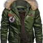 Men's Winter Cotton Jacket Tactical Bomber Thick Cotton Jacket Military Combat Pilot Cotton Jacket Coats Army Tac