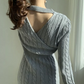 Winter Women'S Dress 2021 Bodycon Sweater Women Dress Long Sleeve  Knitted Dresses Maxi Vintage Oversize Dresses Evening Fall