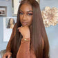 Straight Lace Frontal Wigs Human Hair Wigs for Women Brazilian 13x4 Lace Front Human Hair Wig Brown Perruque Cheveux Humains