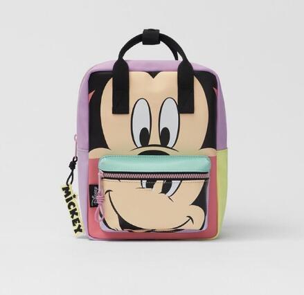 Disney Cartoon Schoolbag Mickey Children Backpacks kindergarten Schoolbag Fashion School Bags Baby Girls Boys Backpacks