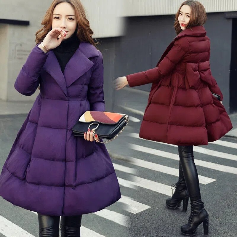 Fashion Winter Jacket Women Parka Warm Outwear Padded Cotton Jacket Coat 2023 New Womens Clothing Parkas Manteau Femme