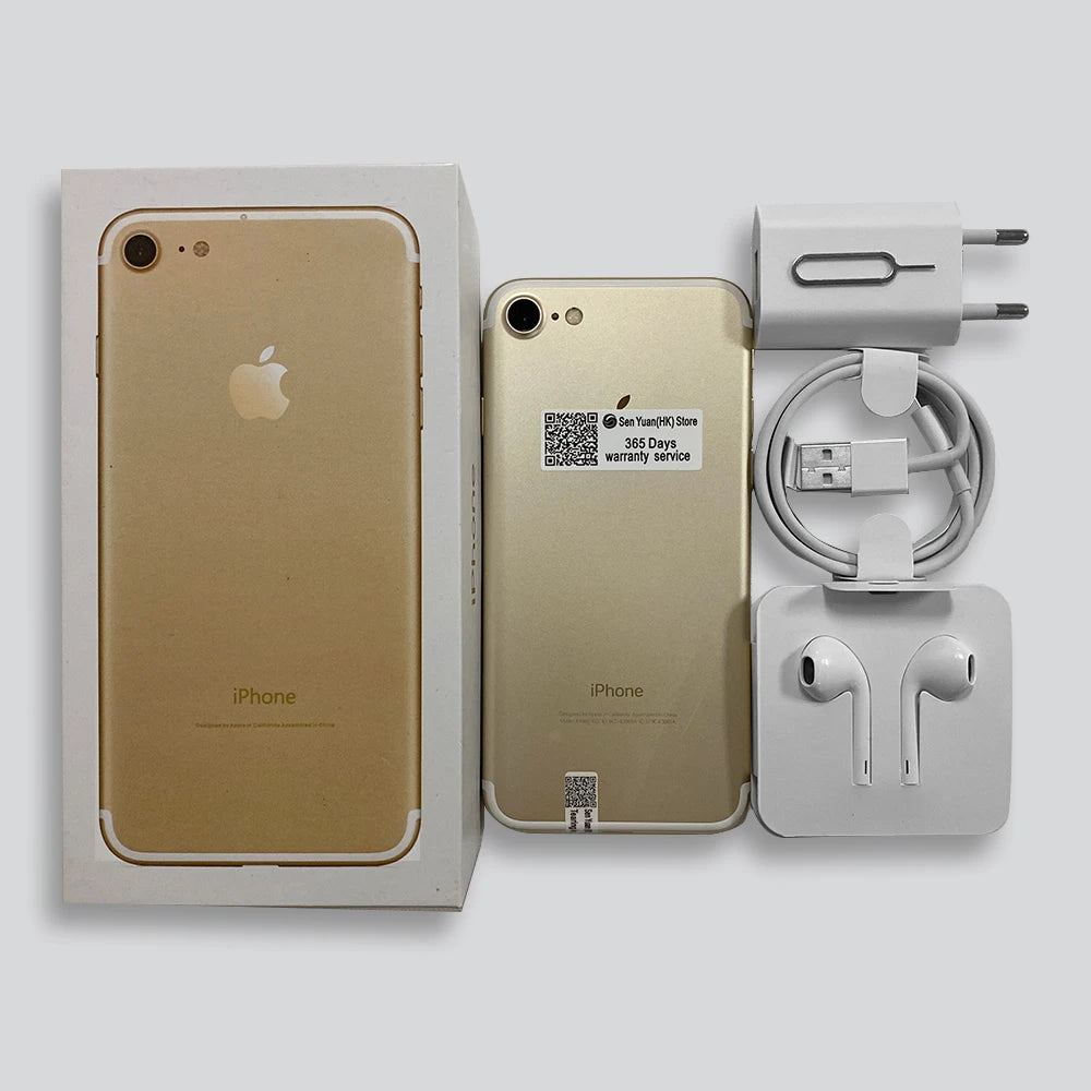 Apple-Téléphone portable iPhone 7Plus, 32 Go, 128 Go, 256 Go, Dean, 4.7 ", 5.5", IPS, LCD, 12MP, 4G Permanence, Façades, Core IOS, Original