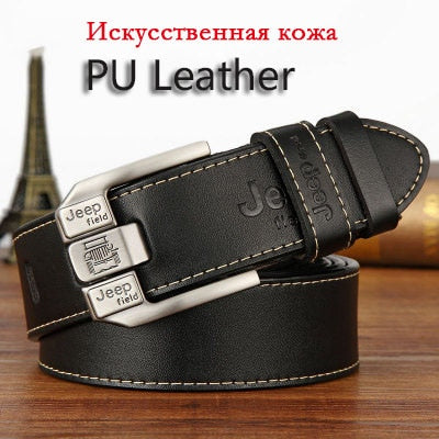 Belt Male Fashion Leather Men Real Genuine Leather Waist Strap Luxury Brand Pin Buckle Men's Belt Cummerbunds Ceinture Homme