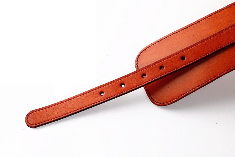 Ceinture femme élégante Cowskin Wide Belt For Women High Quality Ceinture Femme Elastic Waistband Female Vintage Genuine Leather Belt Buckles