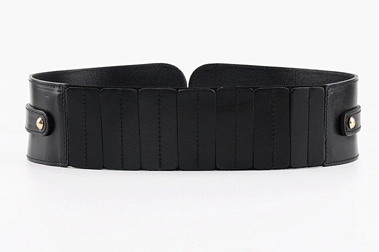 Ceinture femme élégante Cowskin Wide Belt For Women High Quality Ceinture Femme Elastic Waistband Female Vintage Genuine Leather Belt Buckles