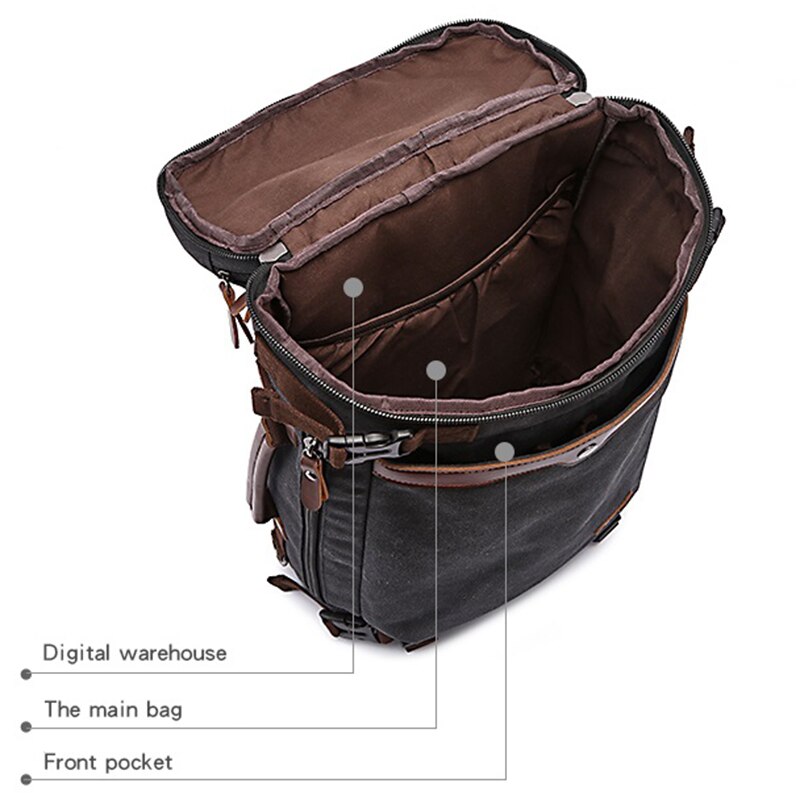 Large Capacity Backpack Men Canvas Bagpack Casual Travel Luggage Bag Zaino Bolso Hombre Sac A Dos Homme Rucksack Teens Rugzak