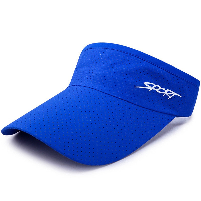 Summer Women Breathable Air Sun Hats Quick-dry Visor UV Protection Top Empty Solid Men Sports Tennis Golf Running Sunscreen Cap