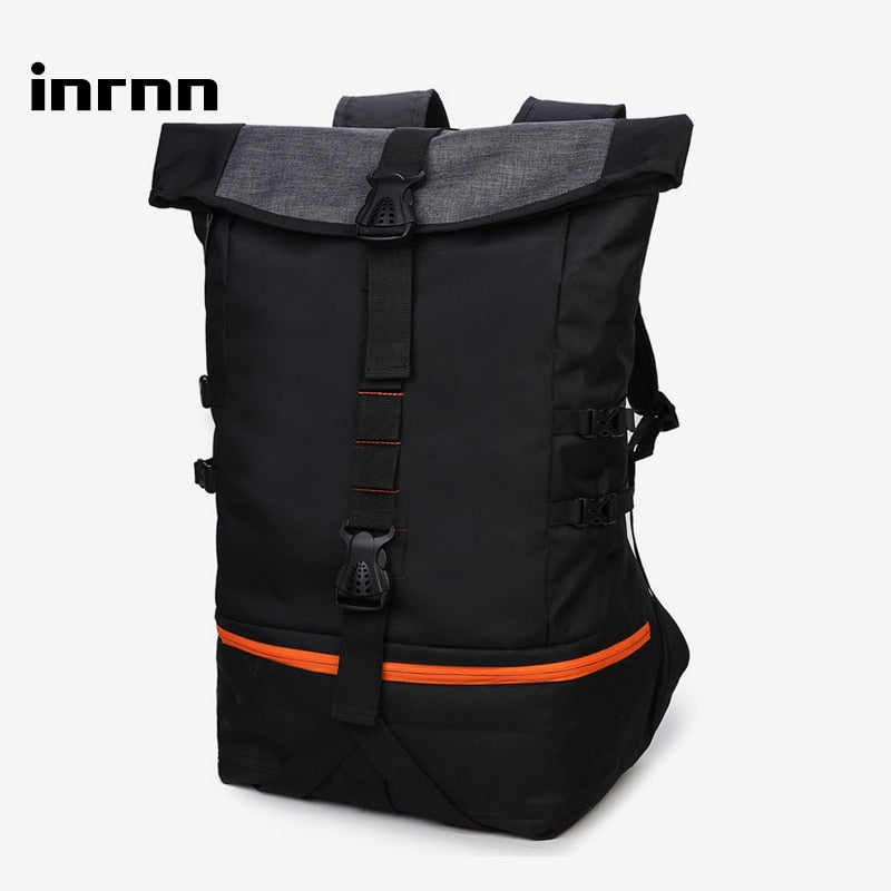 inrnn Outdoor Basketball Sports Backpack for Teenager Large Capacity Men Laptop Backpack Fashion Travel Backpacks Male Mochila