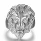 Men's Popular Domineering Lion Head Ring Hip Hop Rock Punk Jewelry Gifts for Men