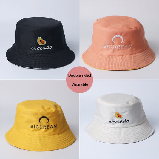 2021 New Sun Hat Letter Bucket Hat Men Women Bob Hip Hop Caps Summer Panama Foldable Double Sided Dance Hat Casual Gorras