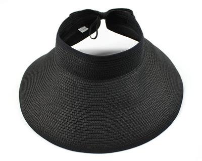 COKK Brand New Spring Summer Visors Cap Foldable Wide Large Brim Sun Hat Beach Hats for Women Straw Hat Wholesale Chapeau