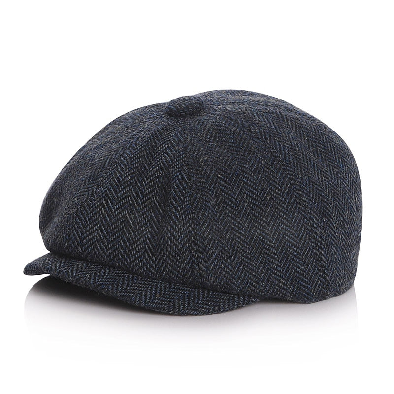 New Baby Hat for Boys Vintage Newsboy Kids Cap Baby Boys Hat Autumn Winter Baby Cap for Boy Children Hats 52/54