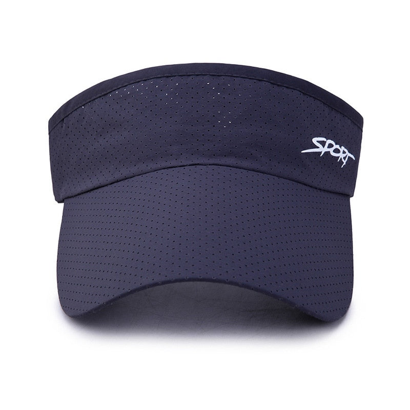 Summer Women Breathable Air Sun Hats Quick-dry Visor UV Protection Top Empty Solid Men Sports Tennis Golf Running Sunscreen Cap