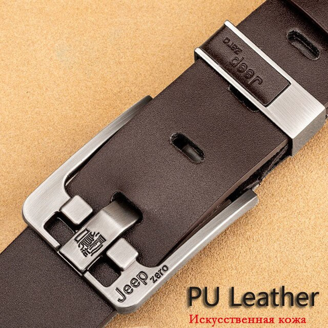 Belt Male Fashion Leather Men Real Genuine Leather Waist Strap Luxury Brand Pin Buckle Men's Belt Cummerbunds Ceinture Homme