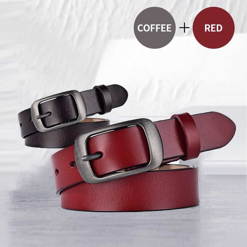 DWTS  Women Belt Fashion Female Belt Women Genuine Leather Belts For Women Female Belts Pin Buckle belts Fancy Vintage for Jeans