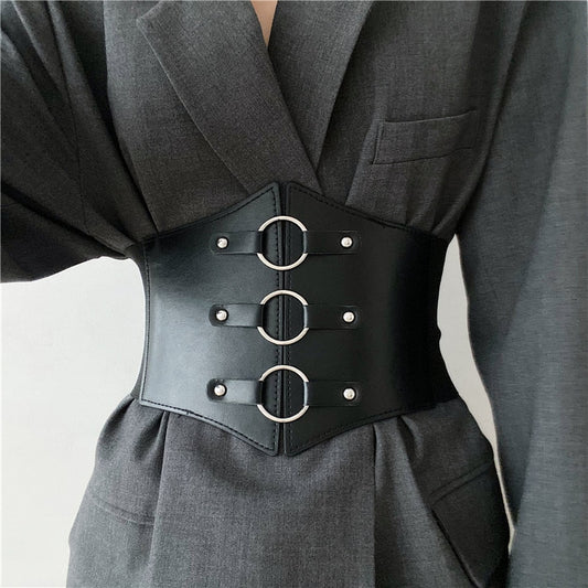 Wide Corset Belt Elastic Plus Size Belts For Women High Quality Big Stretch Cummerbunds Female Waist Punk Goth Ceinture Femme