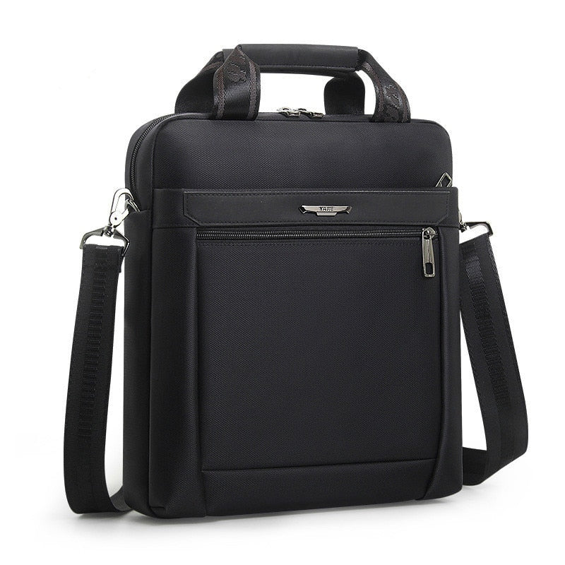 Men Small Briefcase Vertical Document Pack Men&#39;s Single Shoulder 12-inch IPAD Bag Male Waterproof Nylon Messenger Bag Sac Homme