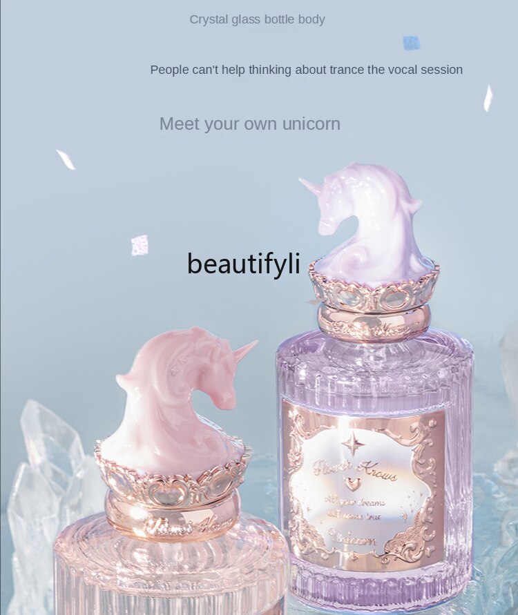 yj Flower Know Unicorn Eau De Toilette Refreshing Flowering and Fruiting Fragrant Rose No Flowering and Fruiting 50ml