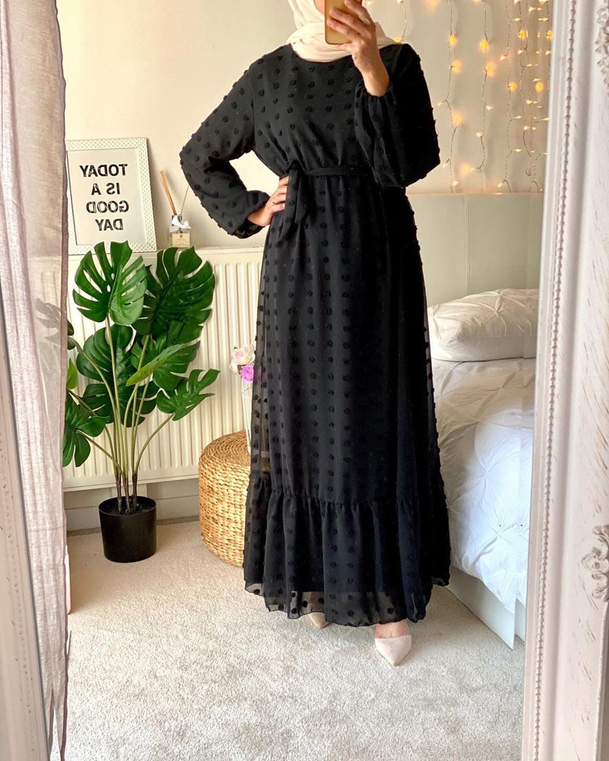 Eid Mubarak Muslim Fashion Abayas for Women Turkey Abaya Dubai  Kaftan Hijab Dress Robe Femme Caftan Marocain Vestidos Largos