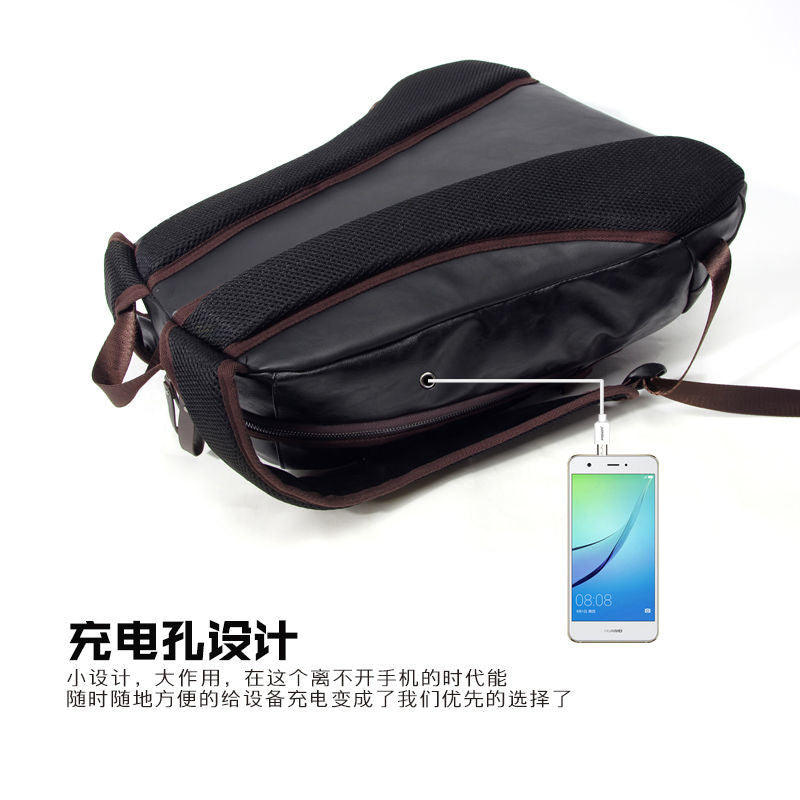 Men's Leather Backpack Male Travel Back Pack Boys Bagpack Youth School Bags for Teenage Girls Schoolbag Satchel Sac a Dos Femme