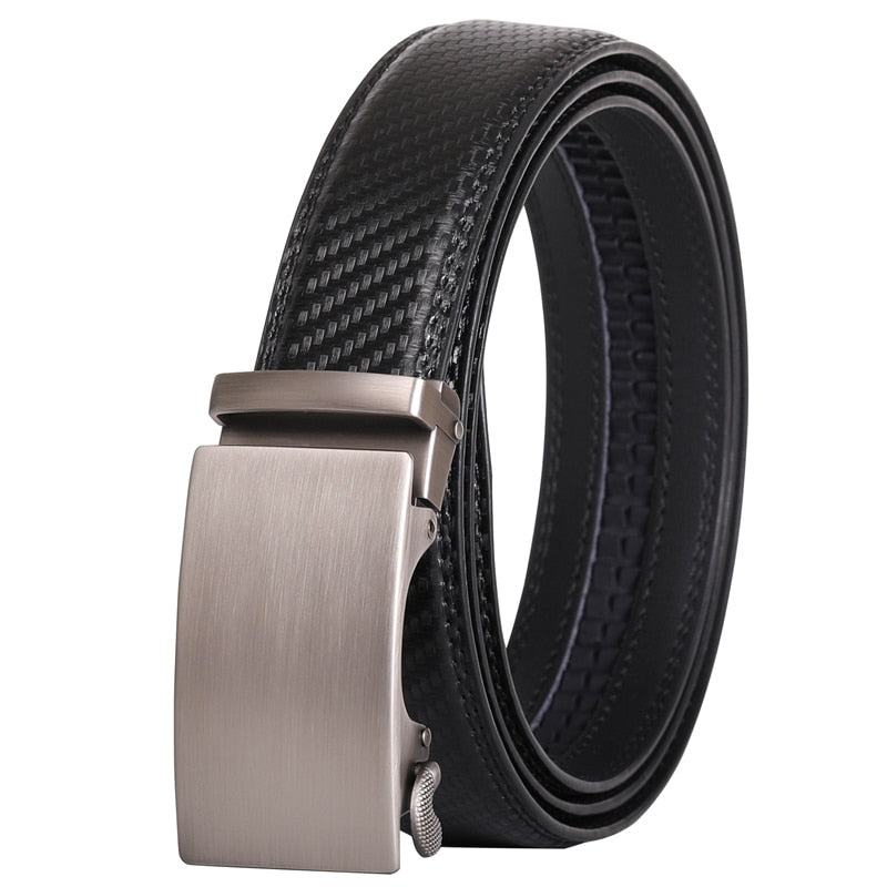 Plyesxale Brown Leather Belt Men 2022 Automatic Buckle Mens Belt For Jeans Vintage Style Mens Belts Luxury Ceinture Homme B9