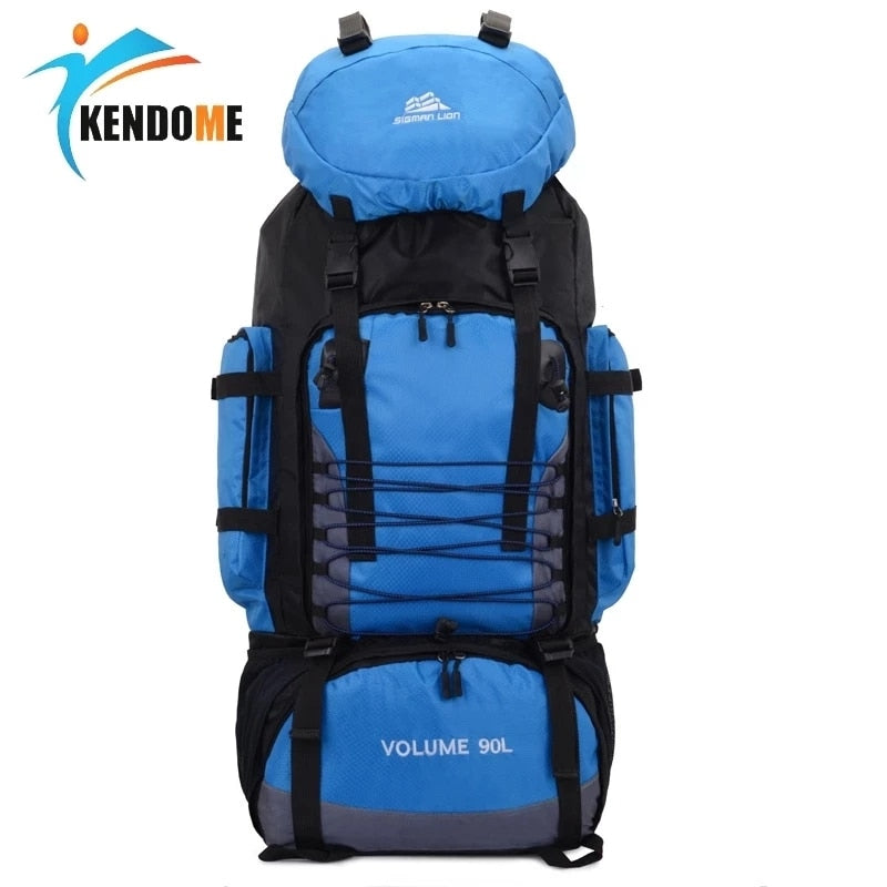 90L Military Tactical Backpack Hiking Camping Outdoor Mountaineering Backpack Sports Tactical Military Bag Men Soft Travel Bags