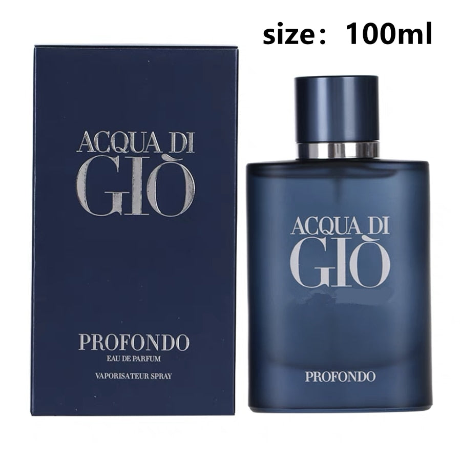 French Fragrance Charm Men's Cologne Fresh and Long Lasting Eau De Toilette