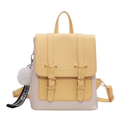 Fashion Women Backpack Female High Quality Leather Small Book School Bags for Teenage Girls Sac A Dos Travel Rucksack Mochilas