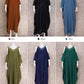 2023 Sexy Cold Shoulder V Neck Bats Sleeve Loose Summer Beach Dress Plus Size Women Beachwear Kaftan Black Dress Q943